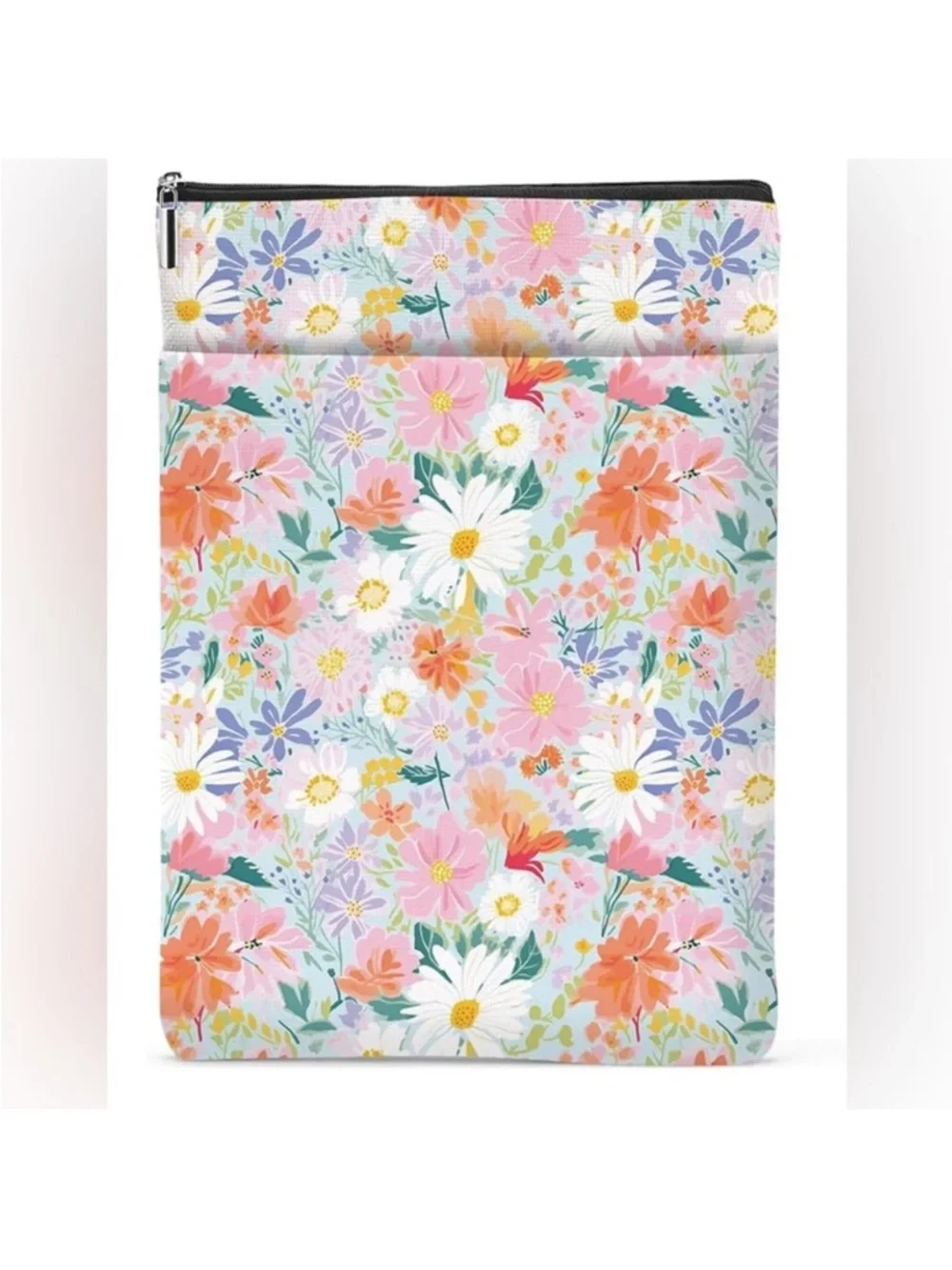 Floral Zip Pouch NEW - Pastel Multicolor
